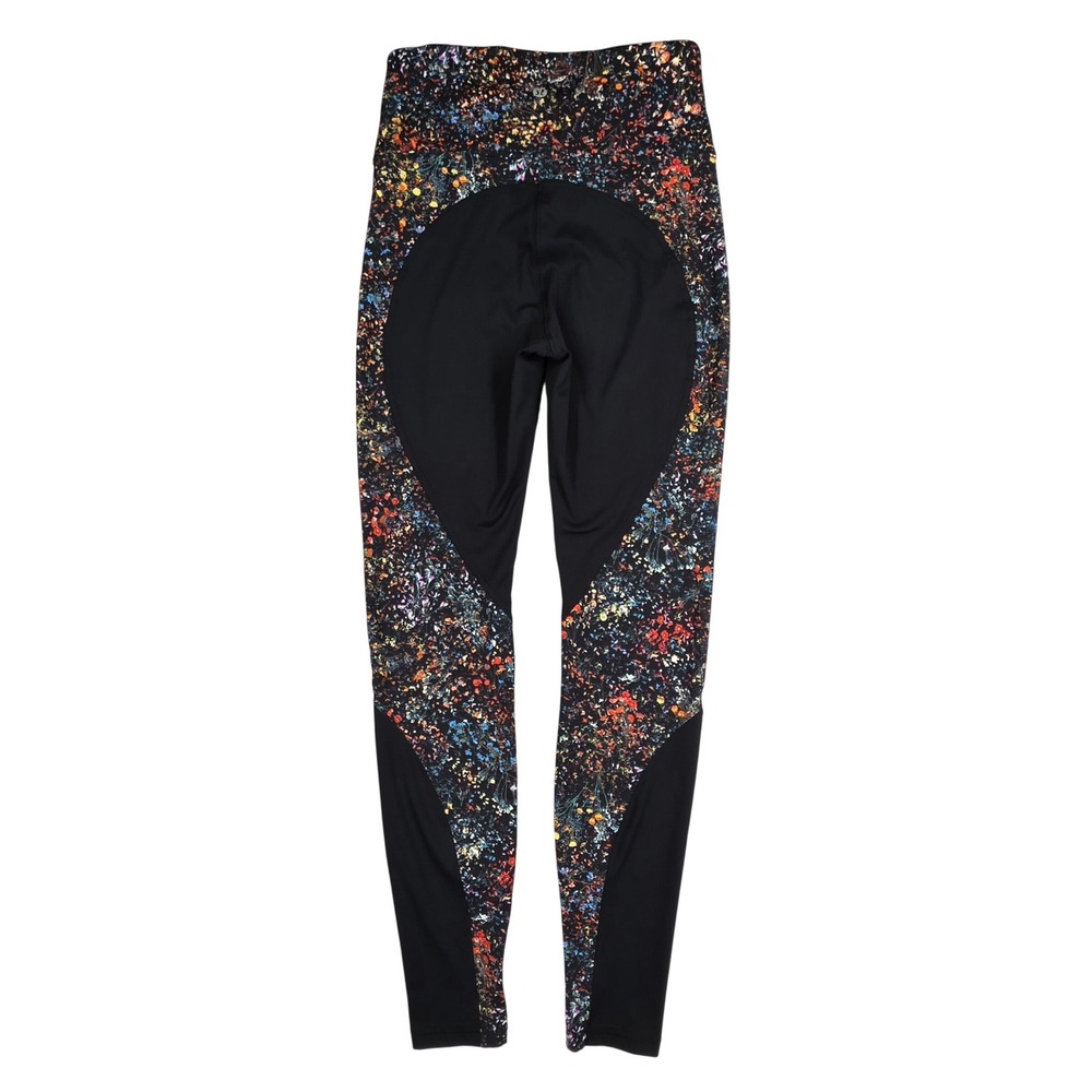 Lululemon Tight Stuff Tight II 25 Floral Multi Black Leggings Size 6 W5AS8S